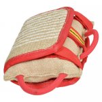 Dog Bite Pillow with Removable Jute Cover for Bulldog Training