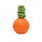 Rubber Dog Ball on Rope for Bulldogs, Tough Toy, 7 cm