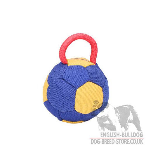 Stuffed Dog Bite Toy Bright Color for English Bulldog Training