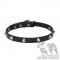 "Charm of Style" Studded Dog Collar Necklace for Bulldog