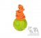 Rubber Dog Ball on Rope for English Bulldog, Best Toy