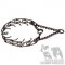 Bulldog Collar Pinch of Black Stainless Steel, Trendy Design