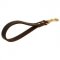 Short Dog Leash, Leather Pull Tab Dog Lead for Bulldog Control