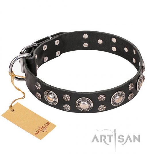 English Bulldog Collar "Vintage Necklace" by FDT Artisan