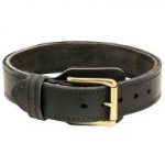Large Dog Collar of Wide 2-Ply Leather for Bulldogs