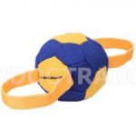 Ball-Shaped Bite Dog Toy with Two Handles for English Bulldogs