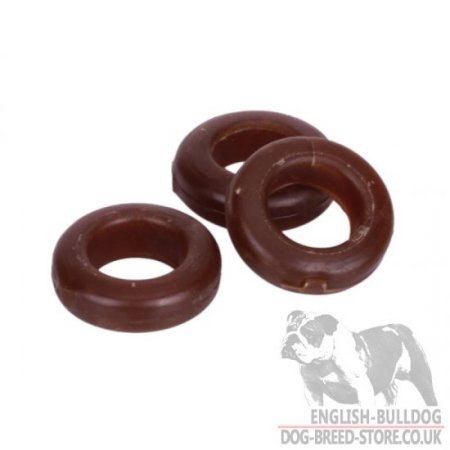 Bulldog Dry Dog Food "Edible TREAT Rings" with Chicken Flavor