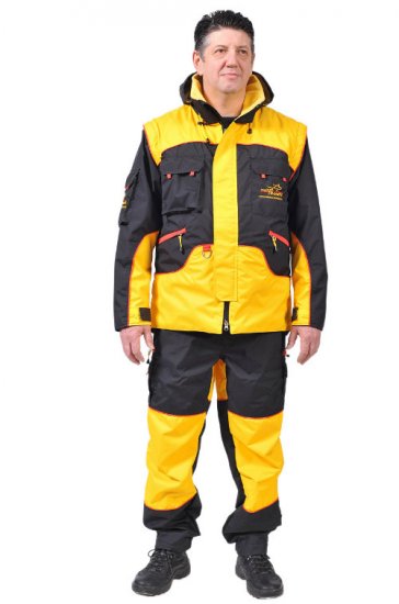 Dog Training Suit for Trials and Everyday Work, Yellow and Black - Click Image to Close