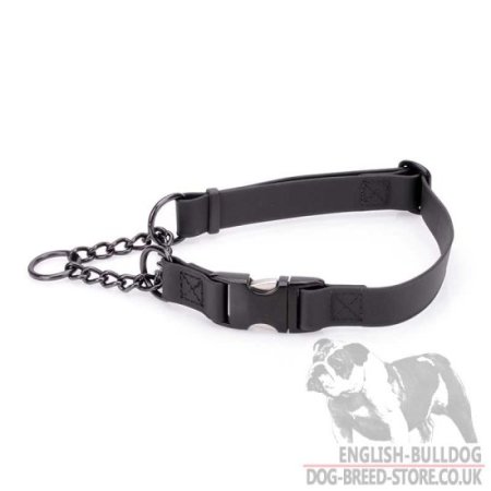 Biothane Martingale Dog Collar for Bulldog Obedience Training