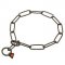 Stainless Steel Dog Collar Fur Saver with Long Links for Bulldog