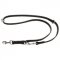 English Bulldog Leash of Leather and Stainless Steel, Functional