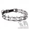 Bulldog Collar Pinch, Click Lock Buckle, Black Stainless Steel