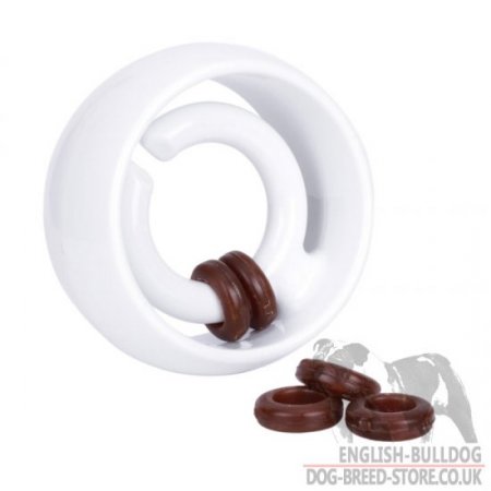 Bulldog Dry Dog Food "Edible TREAT Rings" with Chicken Flavor