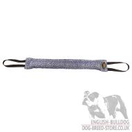 Bite Tug French Linen for Bulldog Training, Dog Bite Tug 24 Inch