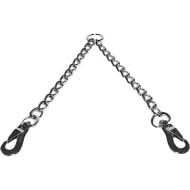 Chain Coupler Leash for Two Bulldogs, Walk Your Dogs Easily!