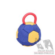 Stuffed Dog Bite Toy Bright Color for English Bulldog Training