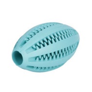Dental Care Dog Toy "Denta Fun Rugby Ball" with Mint Flavor for Bulldog