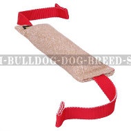 Dog Bite Tug of Jute with 2 T-Shape Handles for Bulldog Training Dog Bite Tug of Jute with 2 T-Shape Handles for Bulldog Training