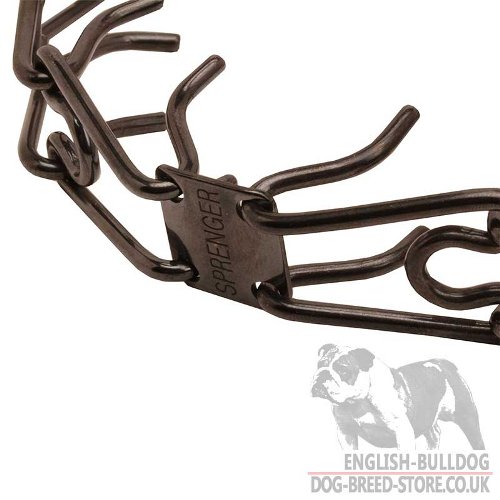 Bulldog Collar UK Prong Black