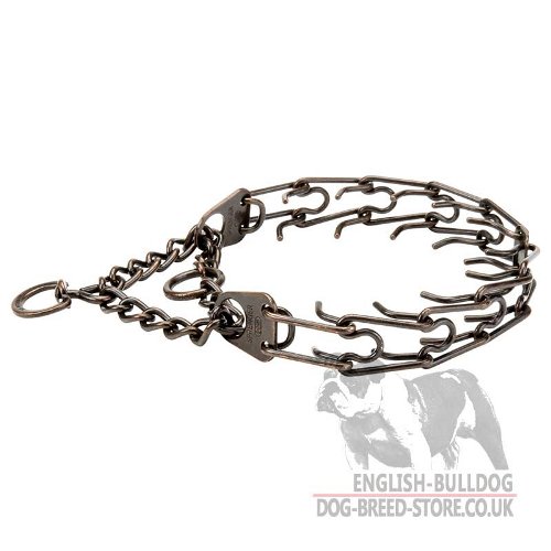 Bulldog Collar, Antique Copper Plating