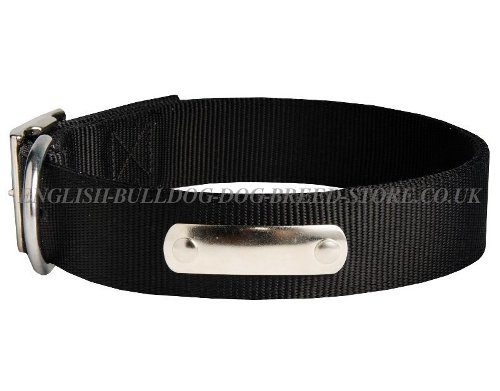 Dog Collar Name Plate, Nylon