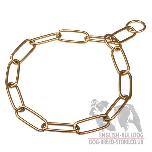 English Bulldog Collar, Curogan Long Links