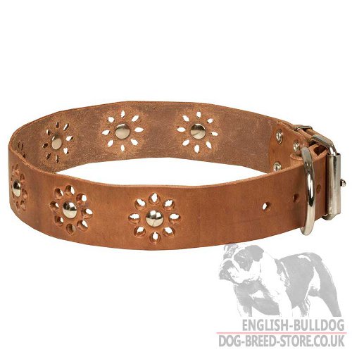 Flowered Dog Collar