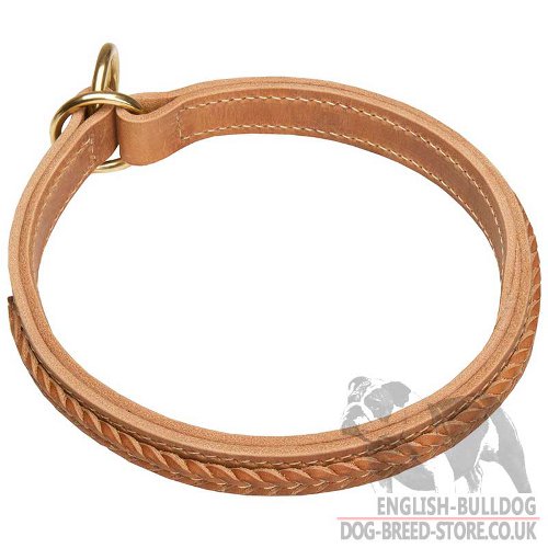 Dog Choker Leather UK