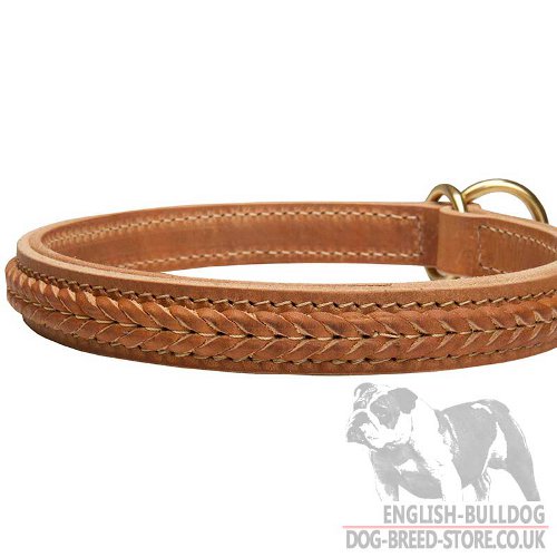 Leather Dog Choker UK