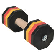 Dog Dumbbell Multicolor with 8 Weight Plates, 2 Kg