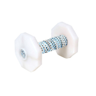 Dog Dumbbell on Wooden Bar Covered with Fabric - 650 g