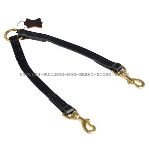 Leather Dog Lead Coupler UK