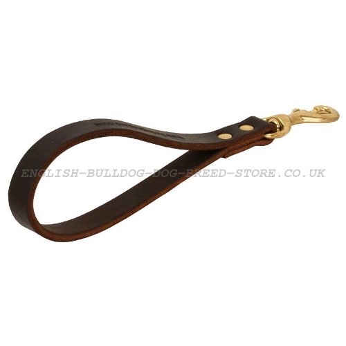 Short Dog Leash Leather