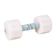 "The Tool of Power" Dumbbell for Your Dog of White Plastic, 2 kg "The Tool of Power" Dumbbell for Your Dog of White Plastic, 2 kg
