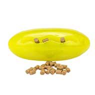 Pickle Pocket Treat Dispenser to Allay English Bulldog's Boredom Pickle Pocket Treat Dispenser to Allay English Bulldog's Boredom