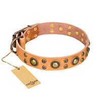 English Bulldog Collar "Sophisticated Glamor" Artisan English Bulldog Collar "Sophisticated Glamor" Artisan
