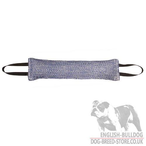 Bite Training Tug of French Linen Large Size for British Bulldog