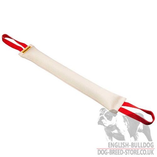 Large Bite Tug of Fire Hose with Two Handles for Adult Bulldog