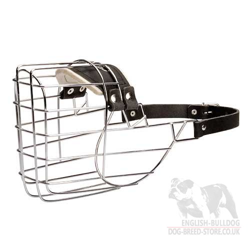 Bestseller! Wire Dog Muzzle for American Bulldog, Super Comfortable - Click Image to Close