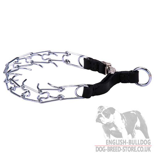 Pinch Collar with Quick-Released Buckle for Bulldog, 3.25 mm