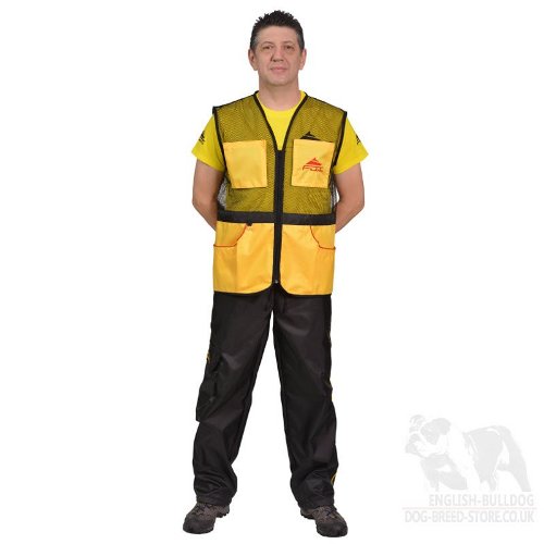 Dog Training Vest with Air Ventilation and Pockets