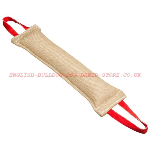 Extra Large Dog Tug Jute with Two Handles for Bulldog Training