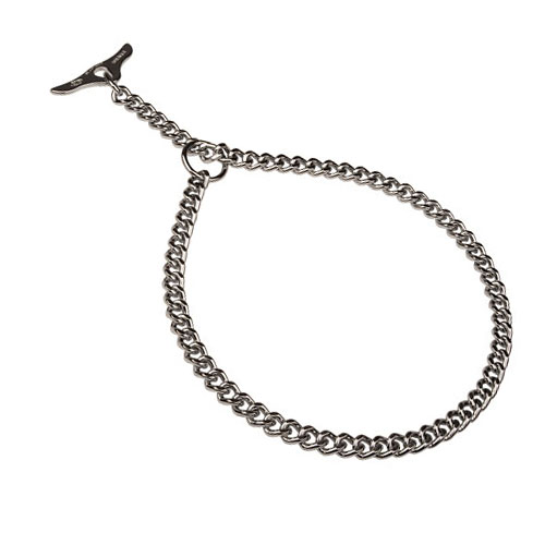 Bestseller! Choke Chain of Chromized Steel with Toggle for Bulldogs - Click Image to Close