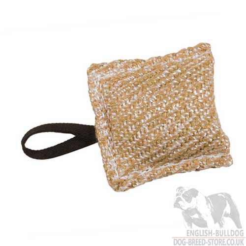 Puppy Dummy Made of Jute, Bite Pad for Bulldog Training - Click Image to Close