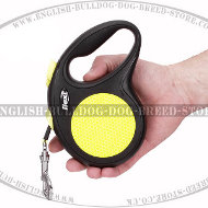 Leash for English Bulldog, Flexi Retractable Lead for Large Dogs
