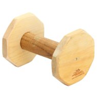 Wood Dog Dumbbell to Start Bulldog Retrieve Training, 250 G Wood Dog Dumbbell to Start Bulldog Retrieve Training, 250 G