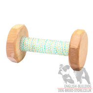 Wooden Dog Training Dumbbell for Young Bulldog and Puppy, 250 g Wooden Dog Training Dumbbell for Young Bulldog and Puppy, 250 g